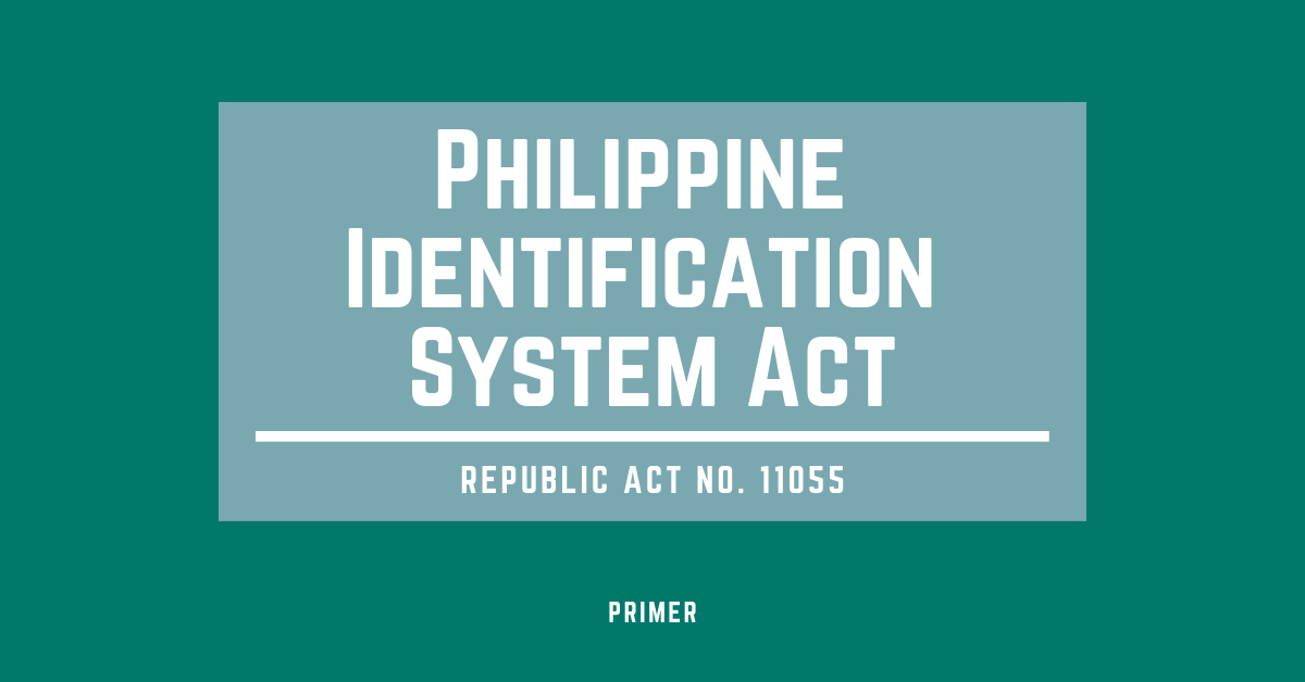 Philippine Identification System Act Photo